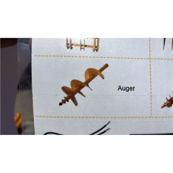 *NEW*  DRILL ROD ATTACHMENT FOR A CAT 301 MINI EXCAVATOR