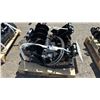 Image 2 : *NEW* AGROTK 5 PIECE EXCAVATOR ATTACHMENT SET: 250MM BUCKET, 600MM BUCKET, 500 MM RAKE, QUICK HITCH