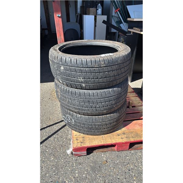 (3) BRIDGESTONE DUELLER P285/45R22 TIRES
