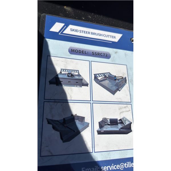 *NEW* MOWER KING SSRC SKID STEER BRUSH CUTTER ATTACHMENT