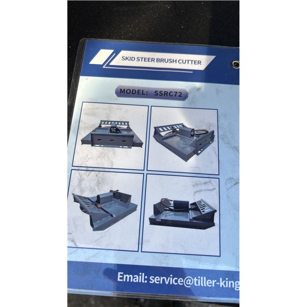 *NEW* MOWER KING SSRC SKID STEER BRUSH CUTTER ATTACHMENT