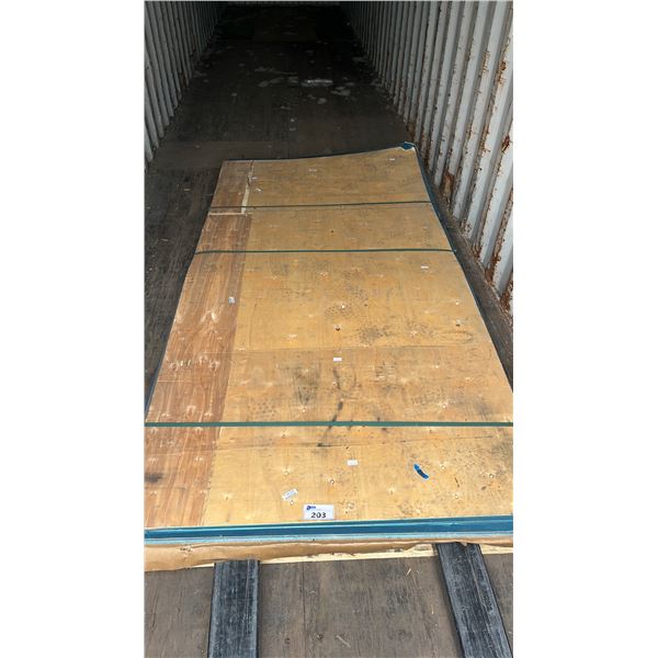 PALLET OF 10' X 5' SHEET METAL *MUST TAKE ALL ON PALLET*