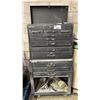 Image 3 : US GENERAL STACKING METAL TOOL CHEST WITH CONTENTS