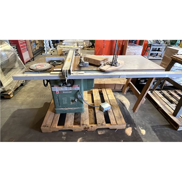 GENERAL 350 TABLE SAW WITH ASSORTED 10" SAW BLADES