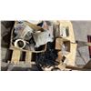Image 2 : PALLET OF ASSORTED PLUMBING FITTINGS, ELASTIC CARGO NET, TABLE W/BASE, CAULKING SUPPLIES & MORE