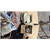 Image 4 : PALLET OF ASSORTED PLUMBING FITTINGS, ELASTIC CARGO NET, TABLE W/BASE, CAULKING SUPPLIES & MORE