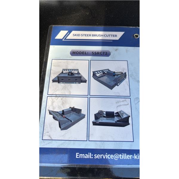 *NEW* MOWER KING SSRC SKID STEER BRUSH CUTTER ATTACHMENT