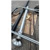 Image 2 : FURNACE DUCT, 3" PVC PIPE, PIPE CLAMPS & FOLDING METAL STAND