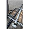 Image 3 : FURNACE DUCT, 3" PVC PIPE, PIPE CLAMPS & FOLDING METAL STAND