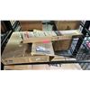 Image 1 : RACK OF POLYSTYRENE INSULATION, ELECTRIC BASEBOARD HEATER, JOHNSONITE WALL BASE & MORE