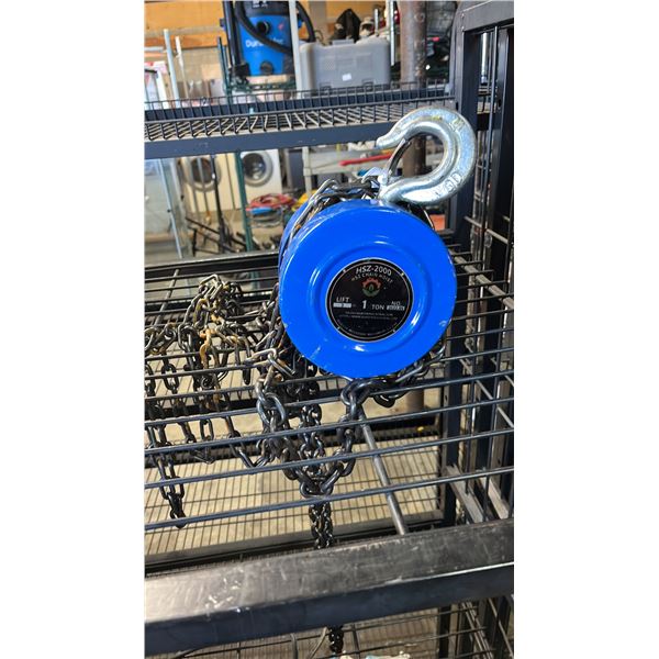 *NEW* HSZ 2000 (1 TON) CHAIN BLOCK