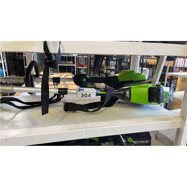 (2) GREENWORKS PRO CORDLESS TRIMMERS *1 BATTERY/NO CHARGERS/WORKING CONDITION UNKNOWN/MAY BE MISSING