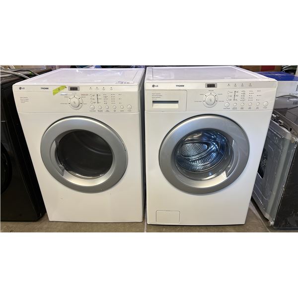 LG TROMM FRONT LOAD WASHER & DRYER SET