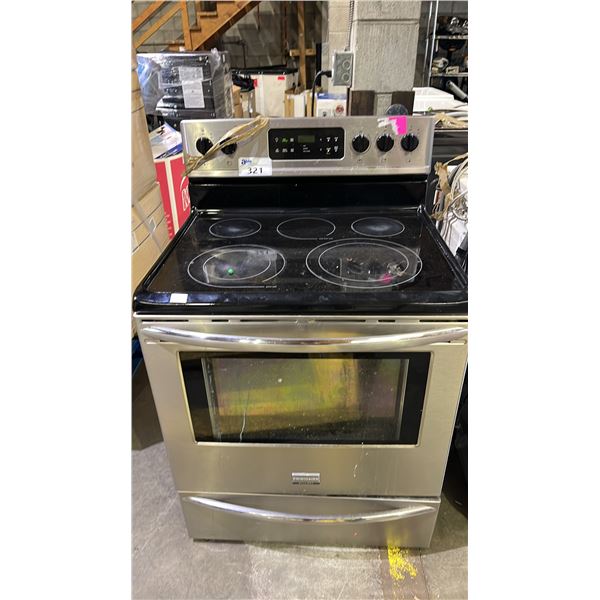 FRIGIDAIRE GALLERY 5-BURNER GLASS TOP ELECTRIC RANGE