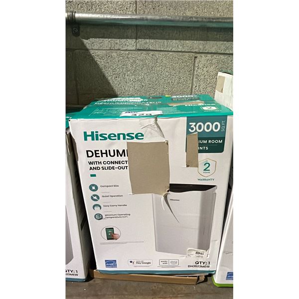 HISENSE 3000 SQ FT. 35 PINTS DEHUMIDIFIER