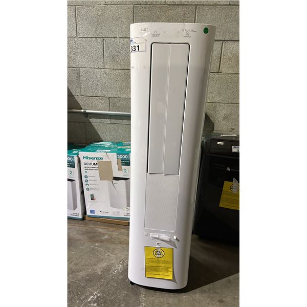 HISENSE 8000 BTU TOWER PORTABLE AIR CONDITIONER WITH HEAT PUMP