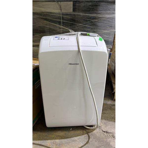 HISENSE 10,500 BTU PORTABLE AIR CONDITIONER WITH HOSE & REMOTE