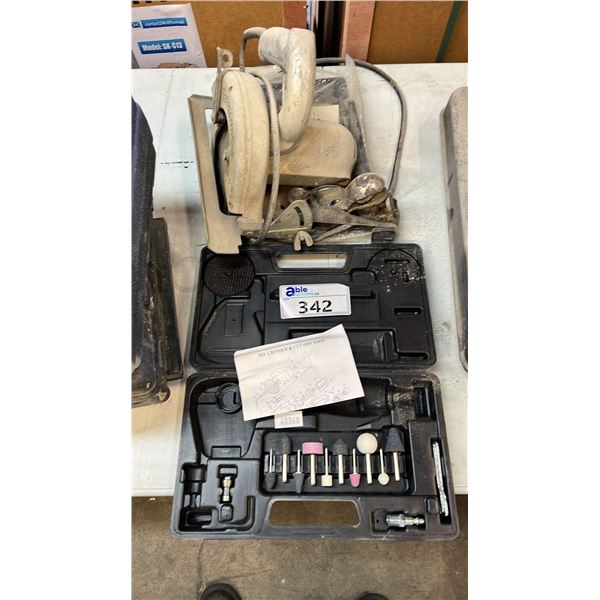 BLACK & DECKER CIRCULAR SAW, VINTAGE BLOCK PLANE & GRINDER BITS FOR A DIE GRINDER