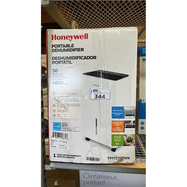 HONEYWELL 4000 SQ. FT DEHUMIDIFIER