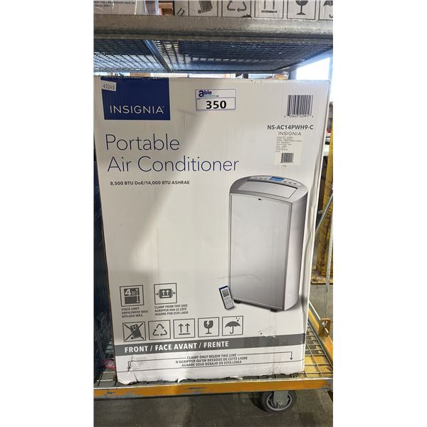 INSIGNIA 8.500 BTU PORTABLE AIR CONDITIONER