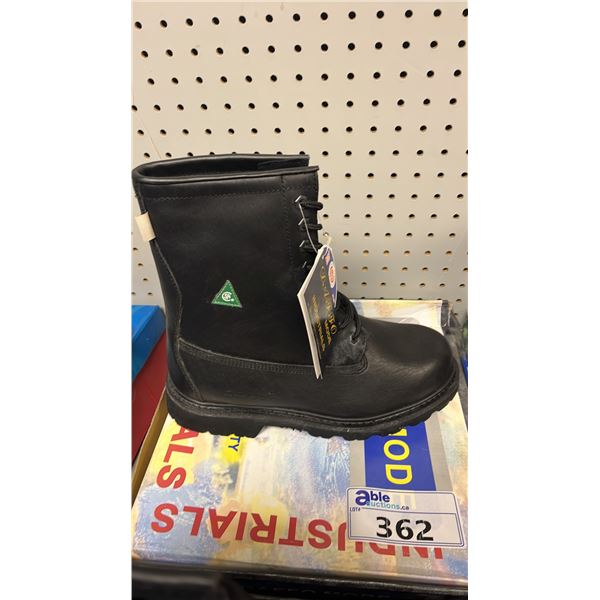 *NEW* DAFFO MODE INDUSTRIALS DW-121 BLACK SIZE 11W STEEL TOE BOOTS