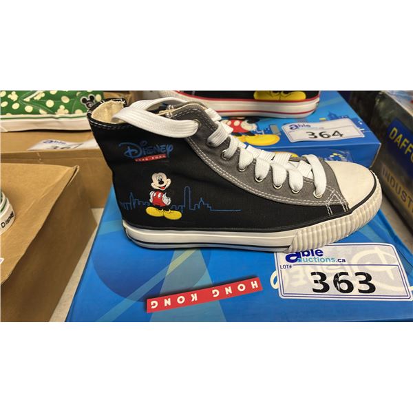 *NEW* DISNEY HONG KONG BLACK SIZE 35 CANVAS HIGH TOP SHOES