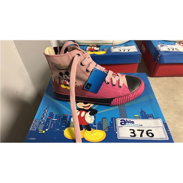 *NEW* DISNEY HONG KONG PINK SIZE 35 CANVAS HIGH TOP SHOES