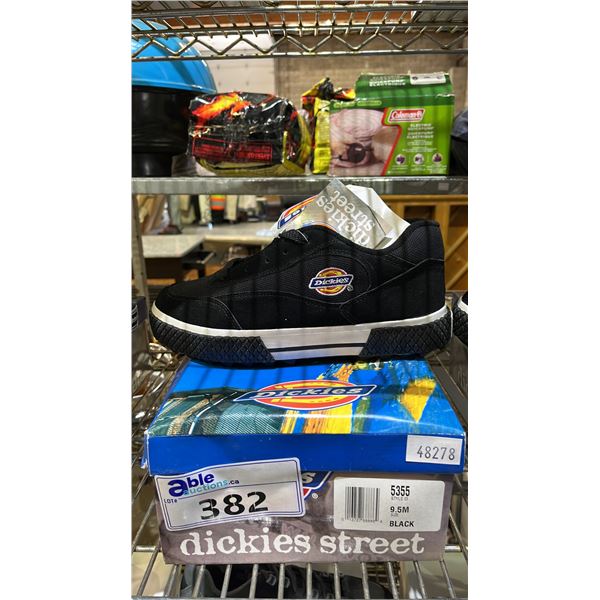 *NEW* DICKIES STREET MEN'S SIZE 9.5 BLACK VULCAN RUNNING SHOES