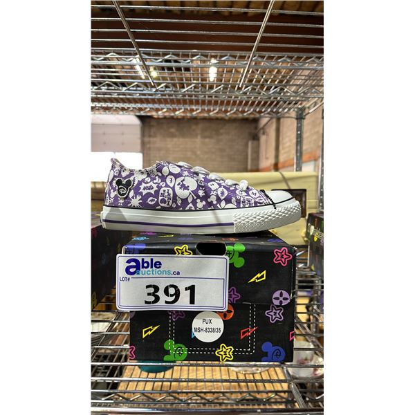 *NEW* DISNEY "IT'S MICKEY" PURPLE SIZE 35 CANVAS SHOES
