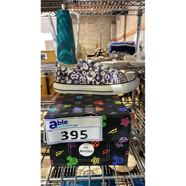*NEW* DISNEY "IT'S MICKEY" PURPLE SIZE 35 CANVAS SHOES
