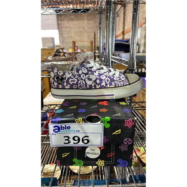 *NEW* DISNEY "IT'S MICKEY" PURPLE SIZE 35 CANVAS SHOES