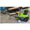Image 3 : GREENWORKS PRO 80V 22" CORDLESS SNOW THROWER *NO BATTERIES/WORKING CONDITION UNKNOWN/MAY BE MISSING
