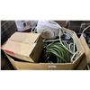 Image 1 : PALLET OF ASSORTED HOSES & A HOSE REEL *WORKING CONDITION UNKNOWN/MUST TAKE ALL ON PALLET*