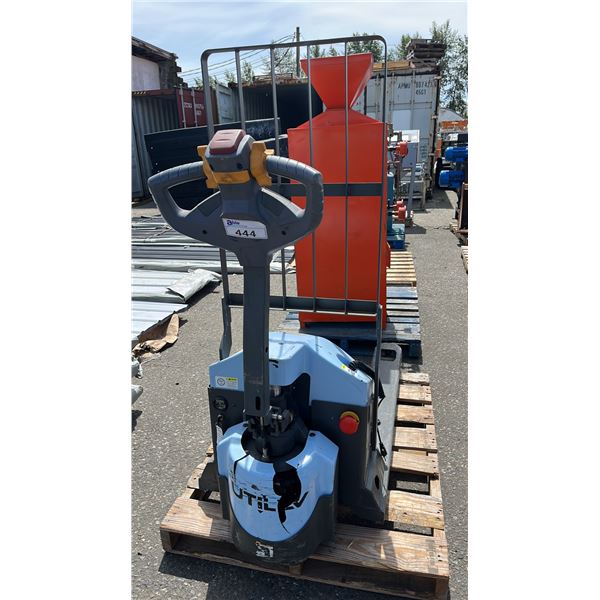 UTILEV ELECTRIC PALLET JACK *WORKING CONDITION UNKNOWN*