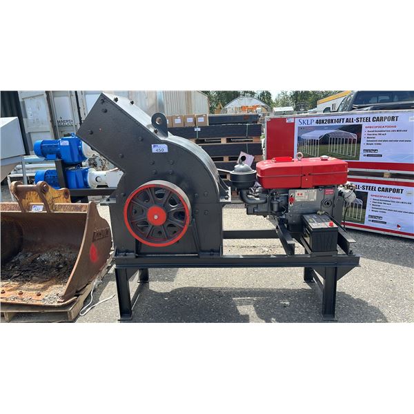 DIESEL POWERED HAMMER MILL CRUSHER