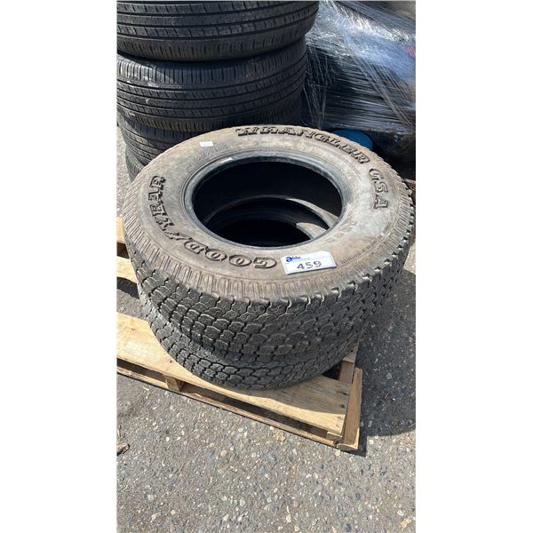(2) GOODYEAR WRANGLER P245/70R15 TIRES