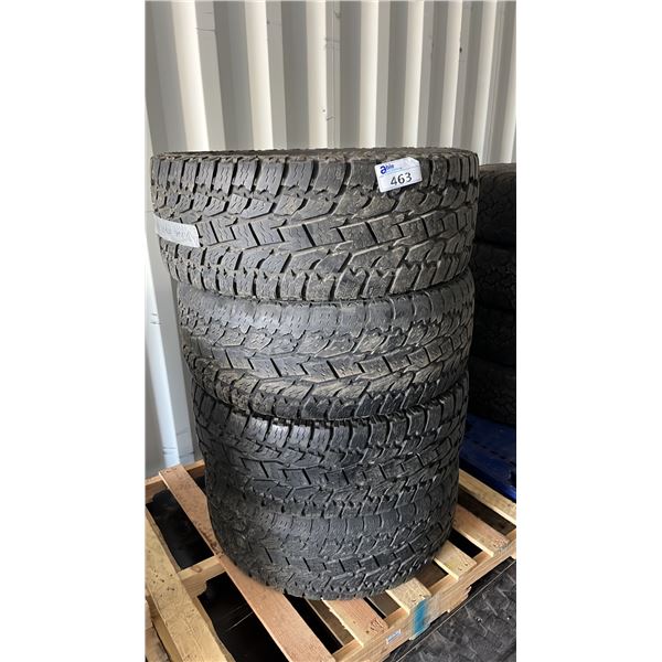 (4) TOYO OPEN COUNTRY 35X12.50 R20LT TIRES