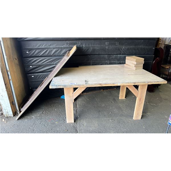 LARGE WOOD TABLE