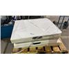 Image 1 : PALLET OF FOLDING TABLES *WORKING CONDITION UNKNOWN/MAY BE MISSING PARTS & OR PIECES/MUST TAKE ALL