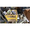 Image 2 : SHELF OF PAINTING SUPPLIES, ASSORTED SANDPAPER, ROOFING/SIDING SCREWS & MORE