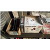 Image 2 : SHELF OF ASSORTED TILES, METAL DRYWALL CORNER TAPE, RIGID POWER-SPIN & MORE
