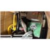 Image 2 : (2) BOXES OF TOOLS & ASSORTED HOUSEHOLD MAINTENANCE ITEMS