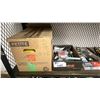 Image 2 : BOX OF LIGHT BULBS, ROUTER BIT SET, WEBER SOLDERING GUN, STEP DRILL BIT SET, SCREWS & MORE
