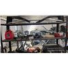 Image 1 : AIR HOSE, MOTORCYCLE BATTERY, HEAT GUN, SMOKE ALARM, MECHANICS GLOVES, 10L FUEL CAN & MORE