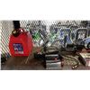 Image 2 : AIR HOSE, MOTORCYCLE BATTERY, HEAT GUN, SMOKE ALARM, MECHANICS GLOVES, 10L FUEL CAN & MORE