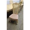 Image 3 : DREXEL CABERNET CLASSIC DINING TABLE WITH 2 LEAVES 104" X 44" X 30" & 6 FRENCH PROVINCIAL STYLE