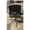 Image 3 : BLACK MOBILE ADJUSTABLE MID BACK OFFICE CHAIR (STYLE 3)