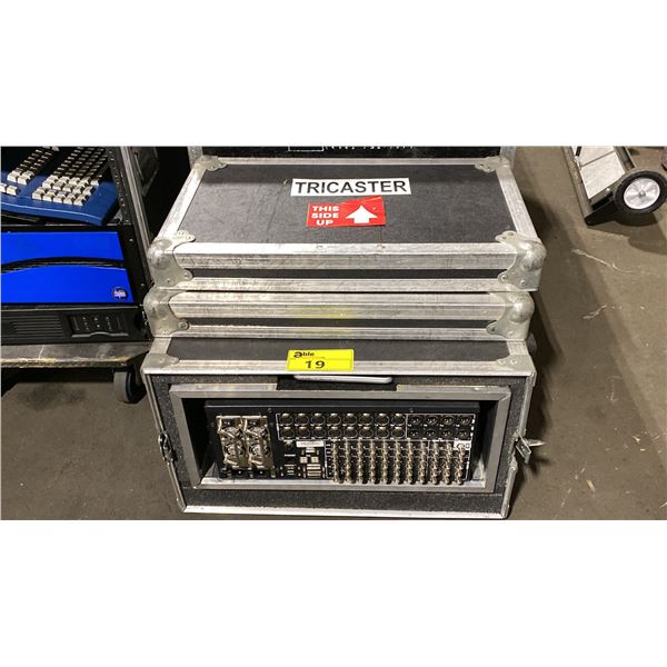 NEWTEK TRICASTER 855 MULTI CAMERA LIVE PRODUCTION AND STREAMING SYSTEM IN MOBILE ROAD CASE