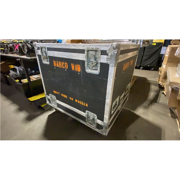 LARGE MOBILE ROAD CASE APPROX 35.5"L X 30"D X 36"H