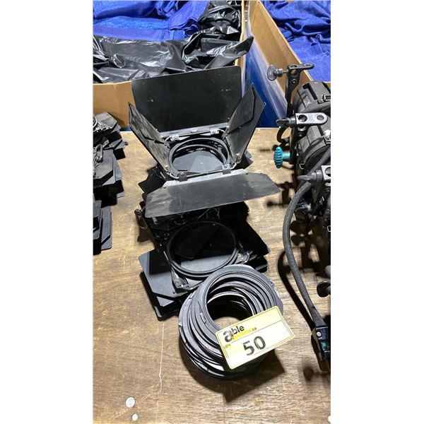 BLACK BARNDOORS FOR STAGE LIGHTING